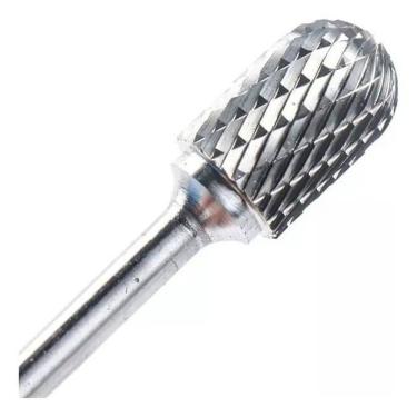 Imagem de 2X Lima Rotativa Cilíndrica 12Mm X 20Mm Metal Duro Corte Dup