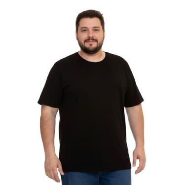 Imagem de Camiseta Plus Size Premium 100% Algodão Malha Penteada 30.1 G1 G2 G3 -