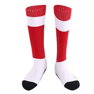 Imagem de Meias De Esgrima Para Epee, Sabre E Foil - 100% Algodão Meias De Esgrima Protetoras Para Criança E Adulto Unissex, Red, M