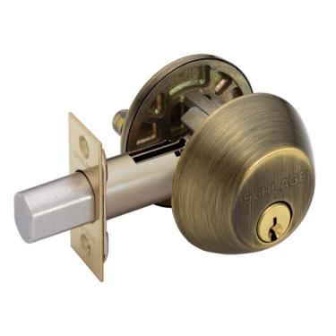 Imagem de Schlage B360NV609 Bico de Cilindro Único, Latão Antigo