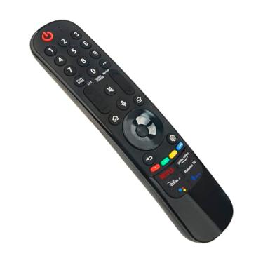 Imagem de MR21GC MR21GA AKB76036201 Controle remoto de voz de substituição compatível com LG 4K Smart NanoCell OLED TV NANO75 QNED99 QNED90 NANO99 NANO90 NANO85 NANO80 UP80 UP75 G1 C1 A1 Series 2021 Modelo