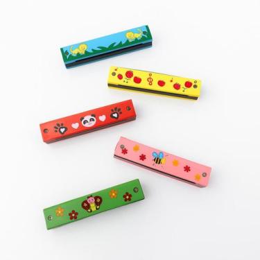 Imagem de Gaita Instrumento Musical Infantil Brinquedo Educativo Cores - Toy Mix
