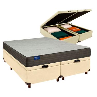 Imagem de Colchão Casal D33 + Bau Blindado - Orthotech Inducol