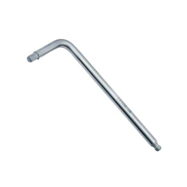Imagem de SFREYA Chave sextavada de titânio com cabeça esférica, versão longa, ressonância magnética não magnética, leve, alta resistência, resistente à corrosão, durável, forjada a quedas, grau industrial