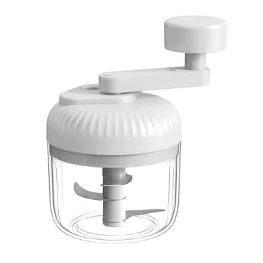 Imagem de KIT De 2 Mini Processadores Elétricos, Moedor Para Carne, Vegetais, Alho, Fruta E Amendoim, 250ml, Para Casa E Cozinha, Fácil De Limpar E Prático(2un-Braco Manual)