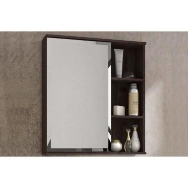 Imagem de Espelheira De Banheiro Treviso Parede 56x63 Cafe - Mgm