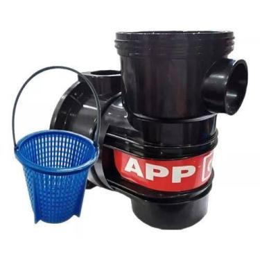 Imagem de Kit Corpo Pré-Filtro APP 0/1/2/3/4/5 e Cesto Albacete Skimmer com Alça