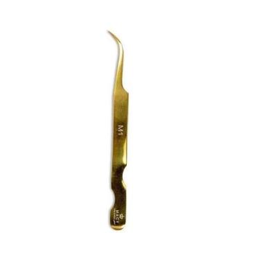 Imagem de Pinça Macy M1 Curva Para Extensão Alongamento De Cílios