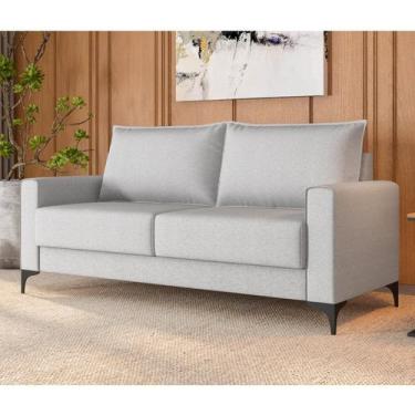 Imagem de Sofá 3 Lugares com Pés Metálicos 180cm Paradiso - Arte Cúbica Estofado