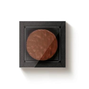 Imagem de Caixa para 1 Pão de Mel Preto 9x9x4cm