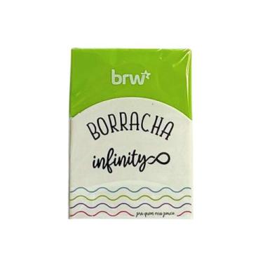 Imagem de Borracha Grande Colorida Infinity BRW, Verde