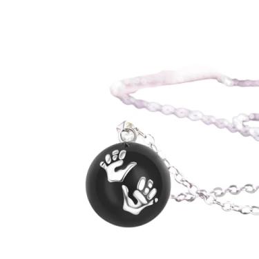 Imagem de Novo 2026 20 mm Harrmony Ball Babey Hands Design Gravidez Chime Musical Bola Angel Caller Bola-Elegante Colar de Corrente, Ótimo Presente para Aniversário ou Natal Perfeito para Presente para Ocasiões
