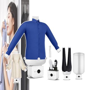 Imagem de CNAOHGHN Secador E Ferro De Passar AutomáTico A Ar Quente, Ferro A Vapor DobráVel De 1400 W/1250 W, MáQuina De Passar Camisas InfláVel Com 109 Poros, Tempo E Temperatura AjustáVeis