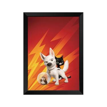 Imagem de Quadro Decorativo Bolt - Supercão com acrílico A4 - Kolor
