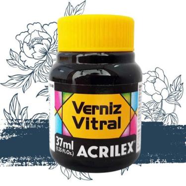 Imagem de Verniz Vitral 37ml Acrilex - 08140, CINZA LUNAR - 574