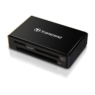 Imagem de Transcend Leitor multicartão tudo-em-1, preto, SDHC/SDXC/microSDHC/SDXC/CF UDMA, preto - TS-RDF8K2