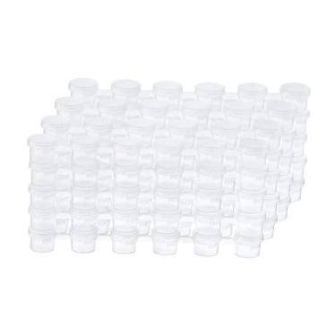 Imagem de Fancyes Conjunto de 20 Potes de Tinta Vazios com Tampa para Crianças - Ideal para Artesanato - 10ml - Mini Recipientes para Tinta Acrílica - Perfeitos para as