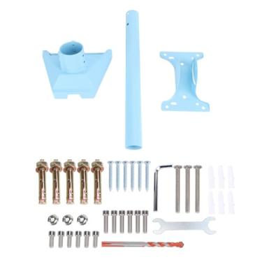 Imagem de Suporte de montagem de ângulo ajustável de aço de liga resistente para telhado de satélite para instalação externa de antenas gen3 gen4