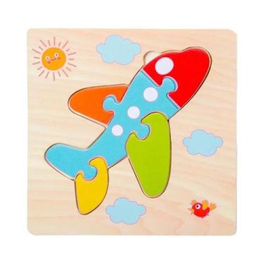 Imagem de Quebra-Cabeças Educacionais 3D De Madeira Para Crianças, Tangram De An