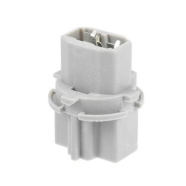 Imagem de VekAuto No.33515S50003 Soquete de lâmpada de freio compatível com Acura TSX 2004-2014 para Honda Civic 1999-2015, soquete de lâmpada de carro cinza plástico durável