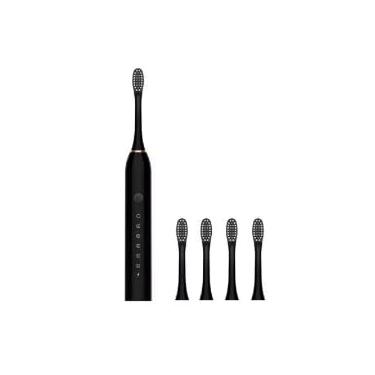 Imagem de Escova de dentes elétrica recarregável IPX7 Com Cabeça Substituivel inteligente Ultrassônico À Prova D'água