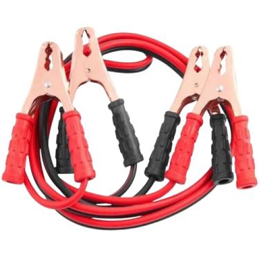 Imagem de Cabo para Recarga de Bateria Automotiva, 600A, 2,5 Metros, Preto e Vermelho, Kit com 2 Cabos