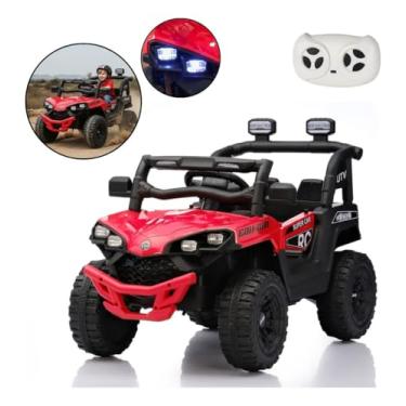 Imagem de Mini Quadriciclo Elétrico Infantil 6v C/Luz E Som Vermelho - BW397VM