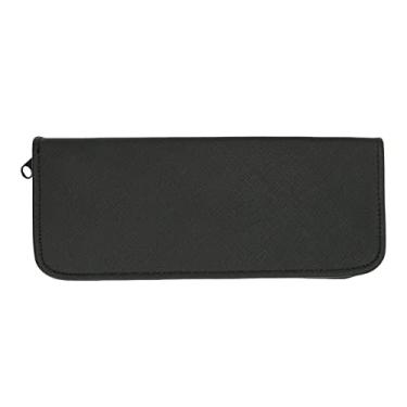 Imagem de CUOFYUNL PU Bolsa para suporte de tesoura, bolsa de armazenamento profissional para salão de beleza, barbeiro, pente e tesoura para cabeleireiro