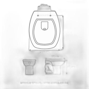 Imagem de Tampa Vaso Stylus Caramelo Claro Tampa Vaso Celite Mdf - Sicmol