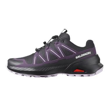 Imagem de Salomon Tênis de Caminhada Feminino Speedcross Peak, Preto/Nightshade/Orquídea Pétala, 6