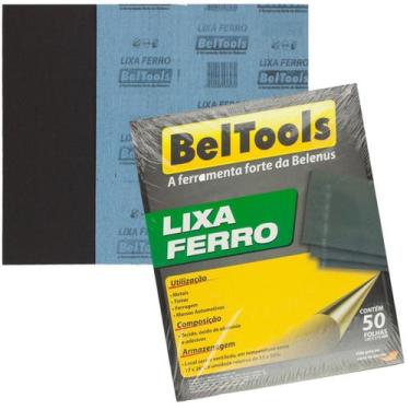 Imagem de Kit C/ 50 Lixa Ferro Grão 50 Beltools