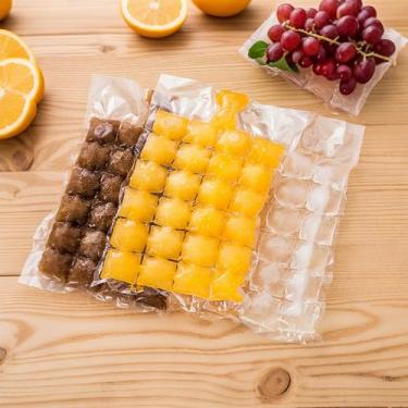 Imagem de Máquina de gelo descartável de plástico autovedante à prova de vazamento - 19 cm C x 9 cm L