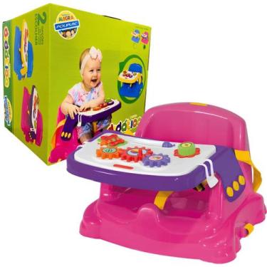 Imagem de Cadeira 2x1 Para Bebê Alimentação e Didática Infantil Cadeirão Papinha
