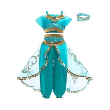 Imagem de Fantasia De Princesa Elsa Anna Rainha Da Neve Frozen Jasmine Para Meni