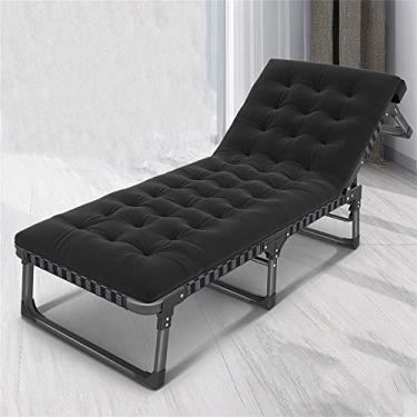 Imagem de ONDHGFBGB Poltrona reclinável para almoço doméstico portátil multifuncional cadeira de lazer quarto varanda