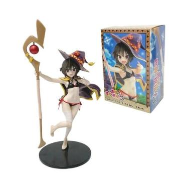 Imagem de Figura De Anime Megumin 23CM Em Maiô, Modelo De Menina Bonita Do Mundo
