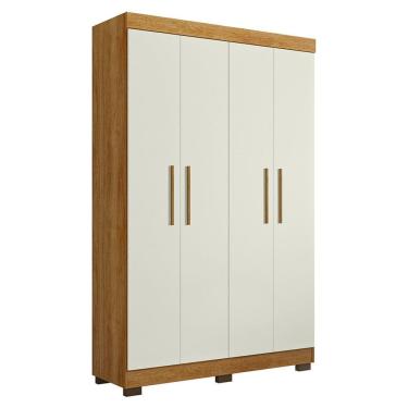 Imagem de Guarda Roupa Solteiro 4 Portas 3 Gavetas Florida 100 MDF Tigus Baby