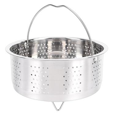 Imagem de AYNEFY Cesta de Vegetariana Durável de Dupla Finalidade Filtro para Fogão Instantâneo Cozinha de Aço Inoxidável 304 Durável para Remoção de Açúcar para Máquina de Lavar Louça (17,5cm)