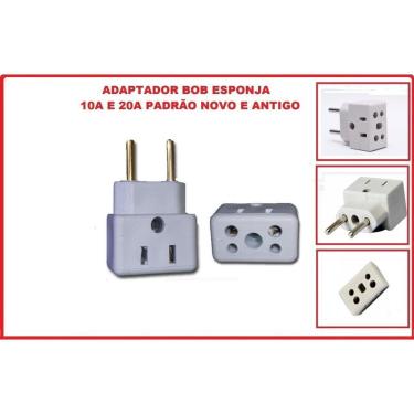 Imagem de Adaptador De Tomada Universal Bob 10A 16A 20A Bivolt 110V 220V