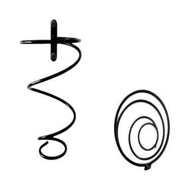 Imagem de Suporte De Parede Espiral Para Garrafas De Vinho Tinto - Expositor Sus