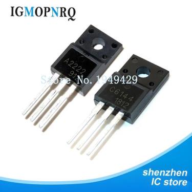 Imagem de 10pcs 2SA2222 2SC6144 TO-220F 5 pares 5pcs A2222 + 5pcs C6144 TO-220 -
