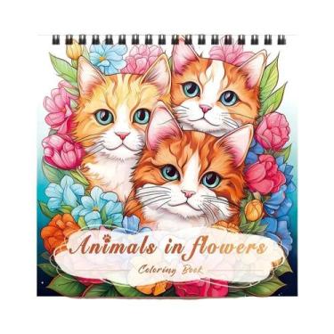 Imagem de Livro De Colorir Para Adultos Feminino, 30 Folhas, 8.3x8.3, Encadernad