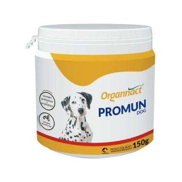 Imagem de Suplemento Vitamínico Promun Dog 150gr para Cães - Organnact, 150g