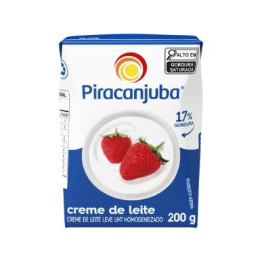 Imagem de Creme De Leite 17% 200g UHT - Piracanjuba, 1 unidade