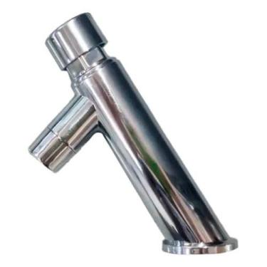 Imagem de Torneira P Lavabo Banheiro De Bancada Fosca Luxo Monocomando Prateado 