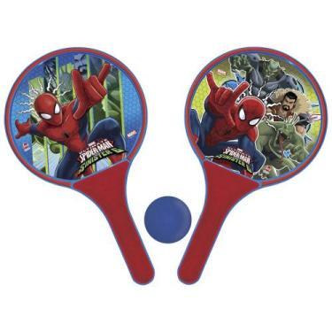 Imagem de Frescobol Raquete Spiderman Sonic e as Princesas Original Líder Brinqu