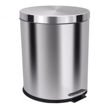 Imagem de Lixeira com Pedal 30 Litros em Aço Inox com Cesto Interno Removível Inox