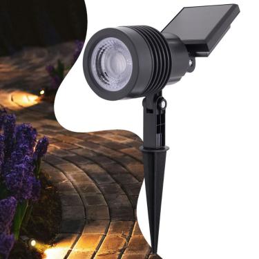 Imagem de Kit Luminária Espeto Jardim Solar ES02 para Iluminação Externa 12W IP65 com Sensor Foto...