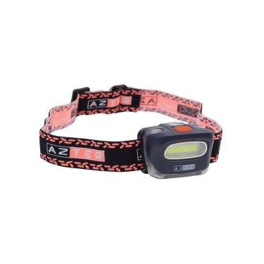 Imagem de Lanterna de Cabeça Kashina com Tecnologia COB 140 LUMENS Alcance 30 METROS Preto Azteq