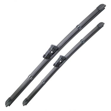 Imagem de Par de Palhetas Dianteiras Preto Aeroflat F103 para Audi Q5, BMW Série 3, Golf G7 e Jetta G2 Micro Uny